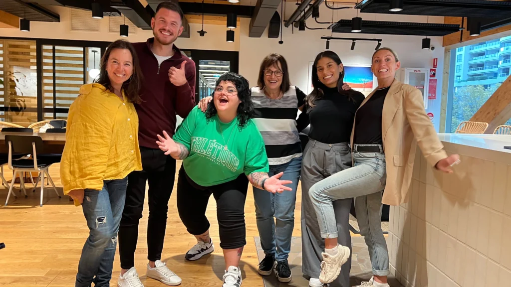 Rosie came from Melbourne to visit some of our Sydney team at WeWork